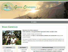 Tablet Screenshot of greencameroon.org